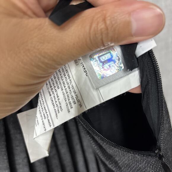 Dolce Gabbana Pleated Silk Wool Blend Dress, Gray Black, 40 - Picture 13 of 13